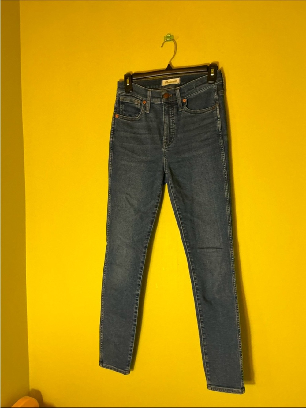 Women's Madewell High-Rise Blue Skinny Jeans